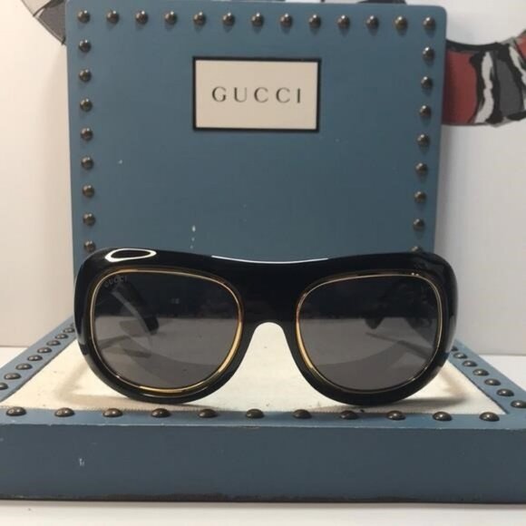 Luxury New Authentic Gucci GG1108S 001 Aviator Sunglasses ✨ - Picture 10 of 12